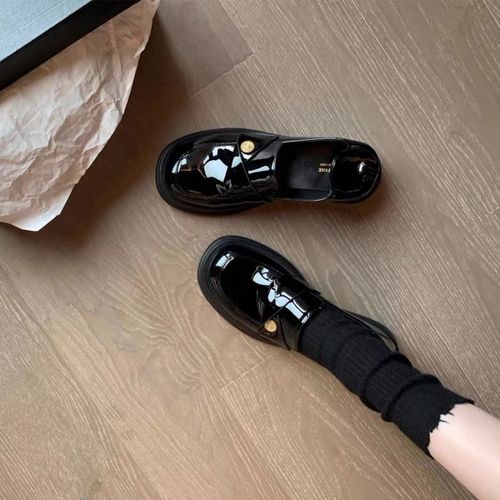 Chaussures Chaussures Talons Bas Pour Femmespetites Pièces D'or Décorativespetites Chaussures En Cuirmocassins Plateforme Extérieurechaussures Polyvalentes Pour Femmes