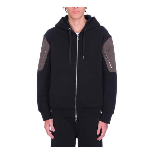 Neil Barrett - Sweatshirts & Hoodies > Zip-Throughs - Black