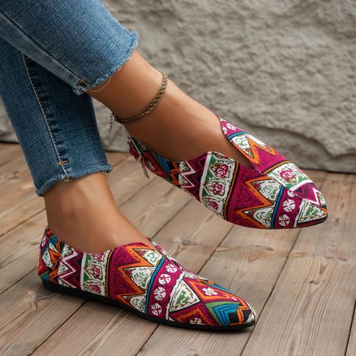 Chaussures Mocassins En Daim Doux Et Pointus Pour Femmechaussures Décontractées Enfilernouvelle Modeété