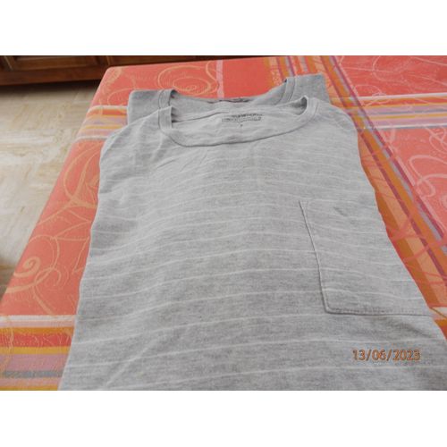2 T-Shirts - Manches Longues - 100% Coton - 14 Ans