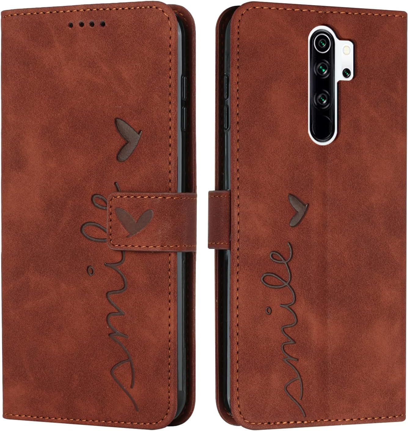 Coque Pour Xiaomi Redmi Note 8 Pro, Étui Housse En Cuir Pu Premium Xiaomi Redmi Note 8 Pro, Magnetique Flip [Pochette De Portefeuille], Etui De Protection Pour Xiaomi Redmi Note 8 Pro (#Marron)