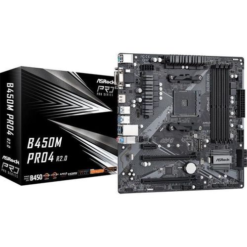 Carte Mère ASROCK B450M PRO4 R2.0