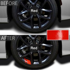 Autocollants De Moulage De Voiture Pour Dodge,Autocollants De Moyeu De Roue,Fusible,Jeep,Pyram,Durango,Charger,300,Aspen,Grand Traffy,6 Pièces - Type 6pcs-Red