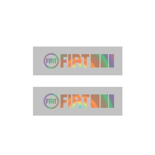 Autocollants En Vinyle Pour Essuie-Glace De Voiture,Décalcomanies,Accessoires Pour Fiat Be À Abarth 500,Stilo,Ducato,Palio,Bravo,Doblo,2 Pièces - Type Laser 2pcs
