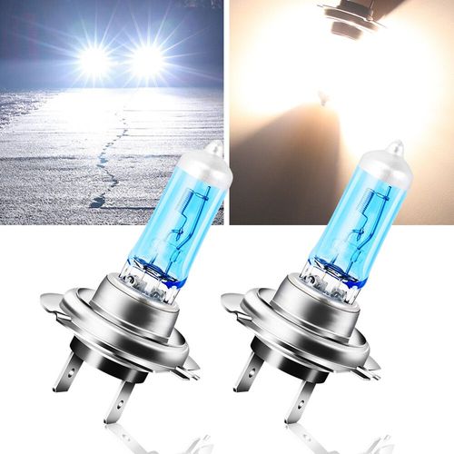 Phares Antibrouillard Halogènes Super Brillants Pour Voiture,Ampoule Pour Kit 100,206,307,308,3008,207,208,407,508,2008,5008,107,106,H7,205 W,2 Pièces