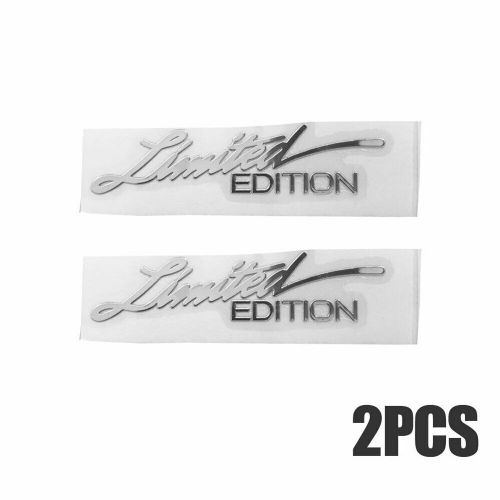 Autocollants Métalliques En Édition Limitée,2 Pièces,Pour Kia Sportage 3 Nissan X-Trail T31 Bmw X5 E53 Ix35 Kia Rio 4 Cruze Touareg - Type Argent