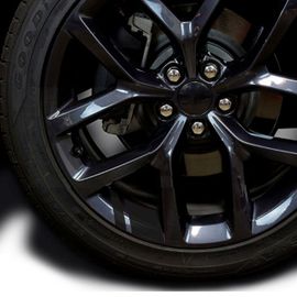 Autocollants En Vinyle Pour Jante De Voiture Casting,Dodge Challenger Ram 1500,Charger Avenger Décent Ber,Nitro,6 Pièces - Type Black