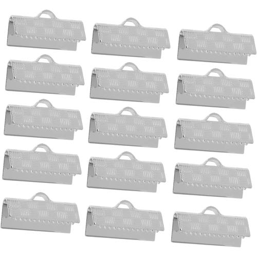 50pcs Gilet Bouton Tour De Cou Bijoux Fin Connecteur Cordon Se Termine Diy Ruban Fin Pince Cuivre T-Shirt Clips Diy Cuivre Matériaux Accessoires Collier De Fixation Fin De Ligne