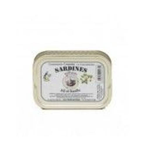 Sardines Ail Et Basilic Millésimées Courtin 115gr