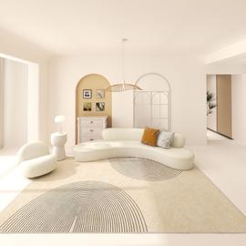 Tapis de sol lavable pour salon et chambre à coucher,décoration moderne de  grande surface - Type 4-100x160cm