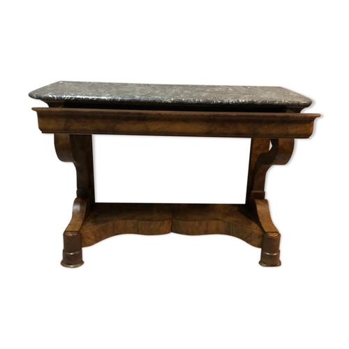 Table Console En Contreplaqu De Noyer 1799 Bois