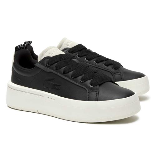 Lacoste Baskets Carnaby Plat Baskets Semelle Plateforme Cuir Noir Eur