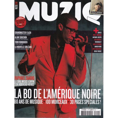 Revue Muziq N°4 La B.O. De L'amérique Noire