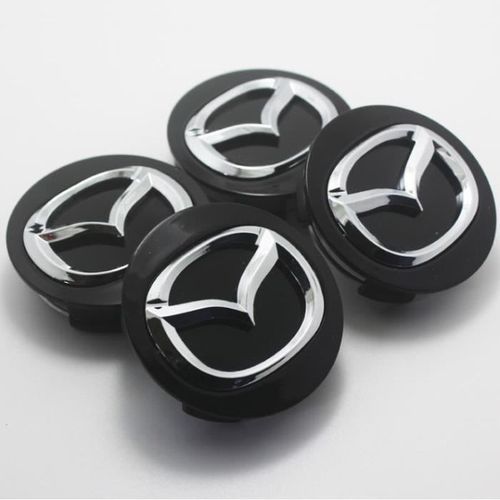 Logo Mazda 56mm Centre De Roue Cache Moyeu Jante Emblème Gris Jantes Insigne Pour Atenza Mx3 Cx3 Cx5