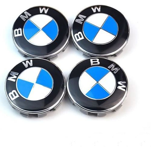 4pcs Logo Bmw 56mm Centre De Roue Cache Moyeu Jante Emblème Bleu Blancjantes Insigne - Accessoire