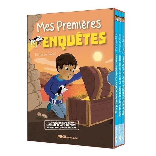 Mes Premières Enquêtes - Coffret En 3 Volumes : Le Mystérieux Amoureux - Le Trésor De La Femme Pirate - Sur Les Traces De La Licorne