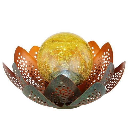Lampe Solaire Led 33655, Fleur, Ø 22 Cm