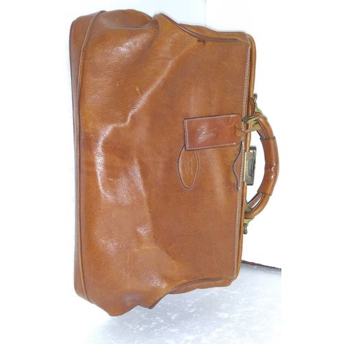 Ancien sac Texier en cuir