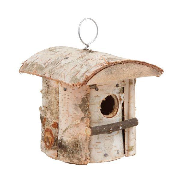 Cabane à oiseaux bois deux ouvertures - - Lecomptoirdesauthentics