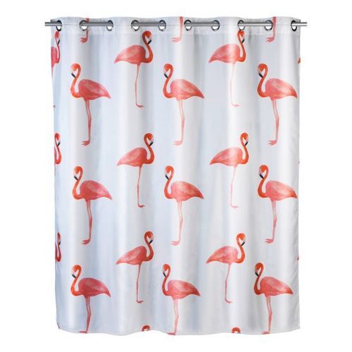 Rideau de douche anti-moisissure - Flamands roses - 180 x 200 cm WENKO