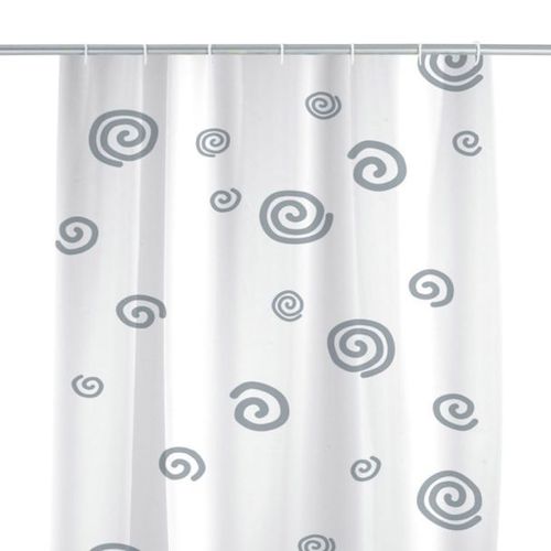 Wenko - 19155100 - Rideau De Douche - 180 X 200 - Escargots - Textile
