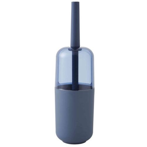 Brosse wc en polystyrène bleu