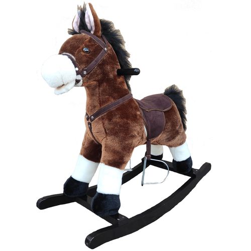 Cheval À Bascule Marron