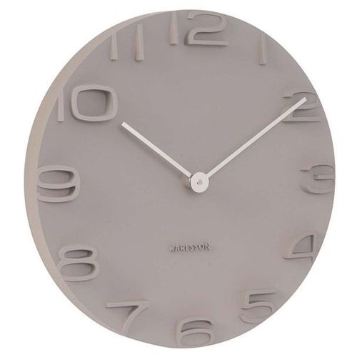 Horloge moderne avec aiguilles chromées On the Edge