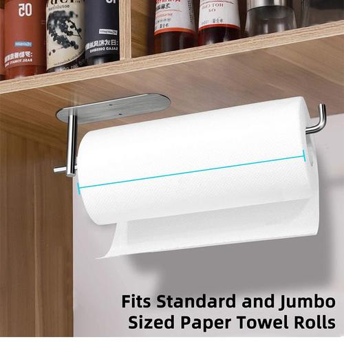 BEO Porte-papier toilette auto-adhésif avec étagère, porte-papier