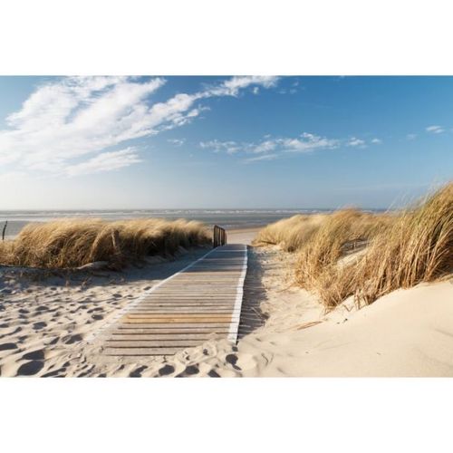 Tableau sur toile direction plage 30x45 cm