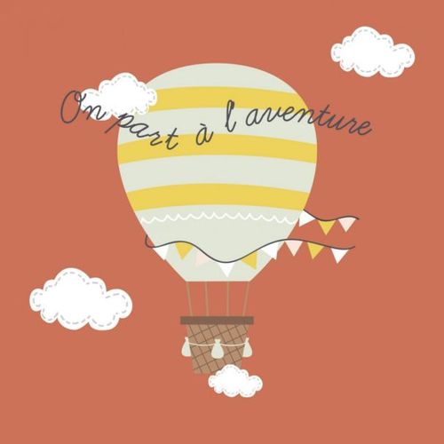 Tableau sur toile nino 30x30 cm