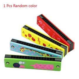 Hochet En Bois Montessori Pour Tout-Petit De 0 À 12 Mois,Marteau De Sable,Jouets D'apprenticumbria Musical - Type 1pcs Harmonica