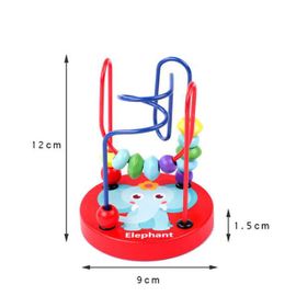 Hochet En Bois Montessori Pour Tout-Petit De 0 À 12 Mois,Marteau De Sable,Jouets D'apprenticumbria Musical - Type K Red
