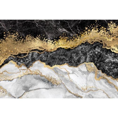 Tableau sur toile marbre golden 30x45 cm