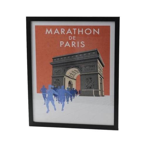 Affiche Marathon De Paris 40x50 Cm