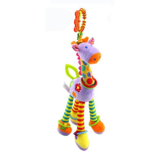 Hochets En Peluche Doux Et Mignons Pour Bébé,Girafe,Animal,Mobile,Poignée,Jouets,Savoir À Chaud Avec Tewindsor,Cadeaux Pour - Type Purple 165