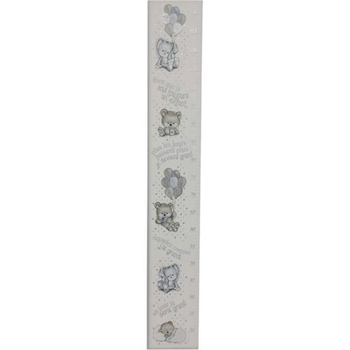 Toise En Bois Nounours 120 X 12 Cm