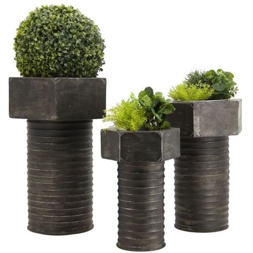 Cache-Pots Boulon (Lot De 3)