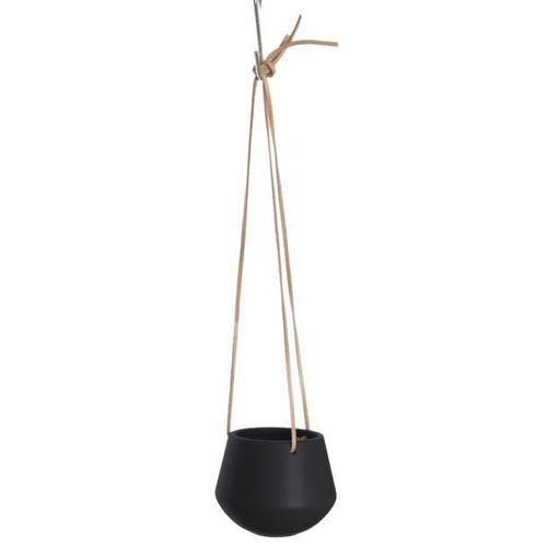 Cache-Pot Design Suspendu Small Skittle - H. 66 Cm - Noir