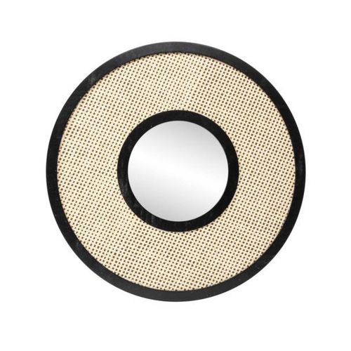 Miroir rond Sixties vintage 50 cm