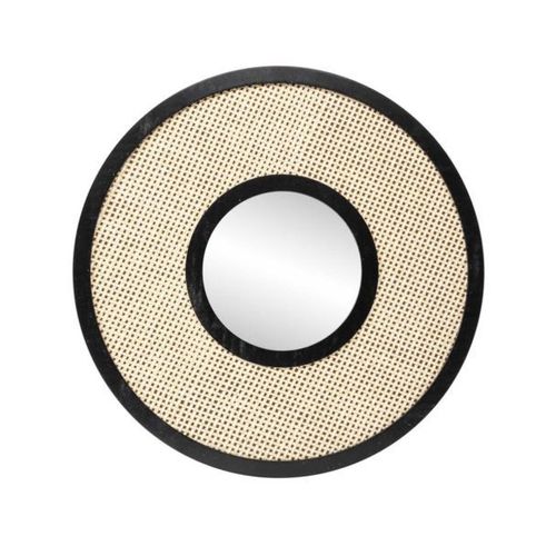 Miroir rond Sixties vintage 50 cm