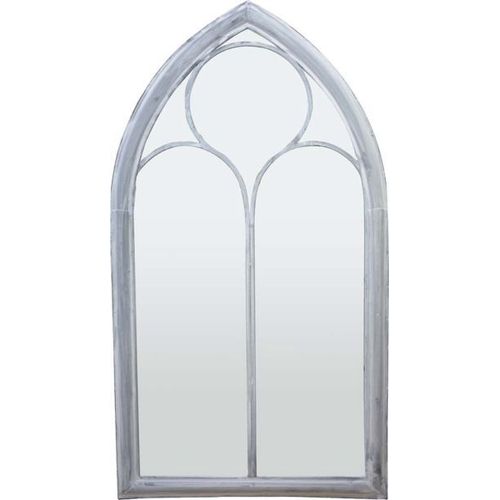 Grand miroir fenêtre en métal Eglise