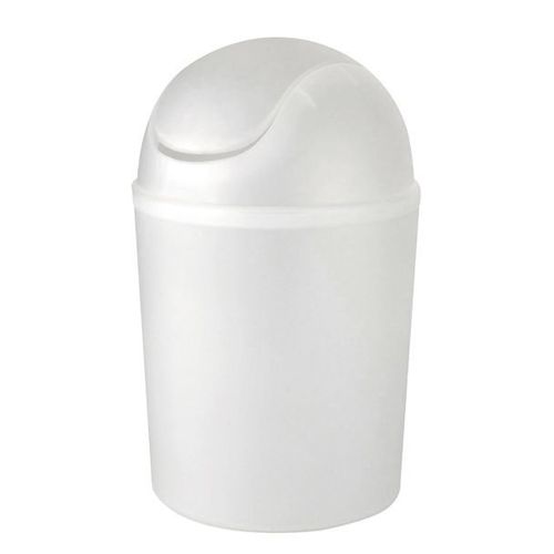 Wenko - 15199100 - Poubelle À Couvercle - Oscillant Arktis - Blanc - 32 Cm