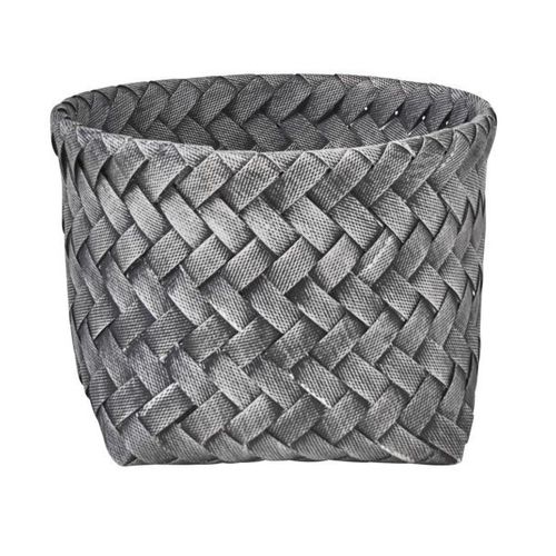 Panier de rangement à l'unité gris