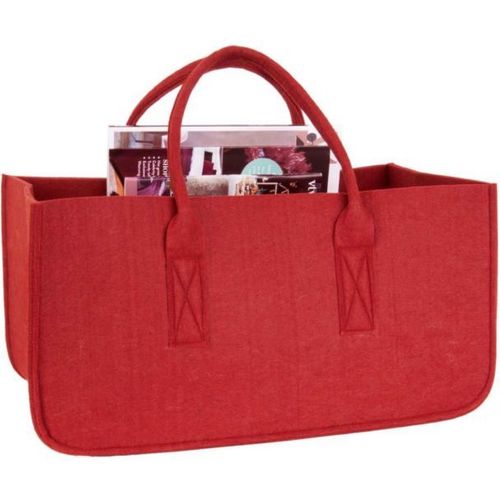 Range Magazine En Feutre Mellow Rouge