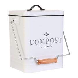 Premium Seau Compost Inodore en Acier Inoxydable pour Cuisine
