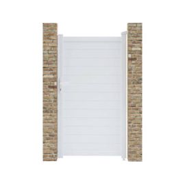 Portillon Aluminium "Eric" - 101.2 X 180.9 Cm - Blanc