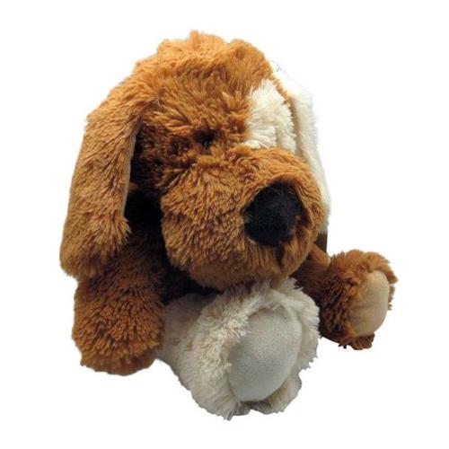 Peluche Chien En Acrylique Brun 30 Cm