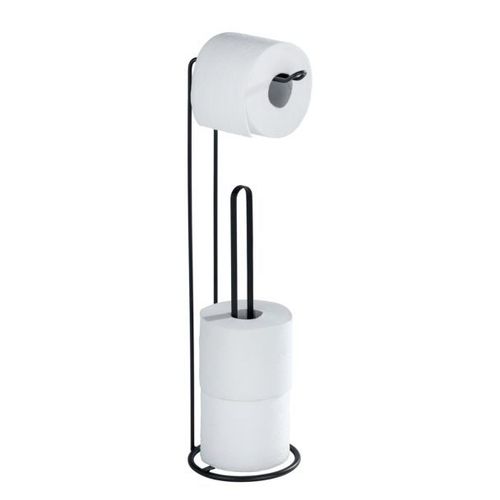 Support porte papier toilette Lugano. Noir