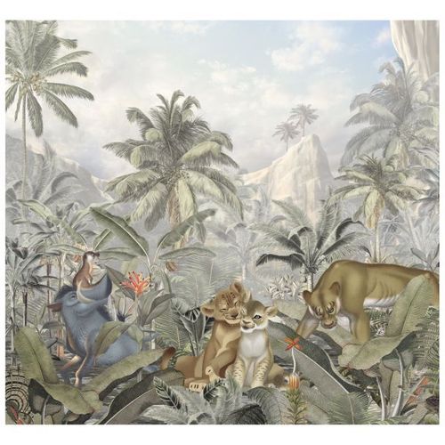 Papier Peint Intissé Le Roi Lion Disney Jungle 300 cm x 280 cm